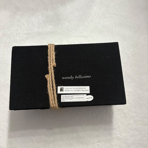 Decorative Wooden Block Stack With Rope & Beads By Wendy Bellissimo - Picture 6 of 6